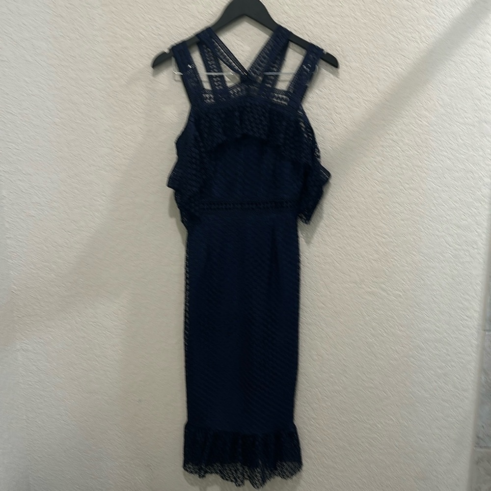 Pretty little thing maxi laced dress size 2